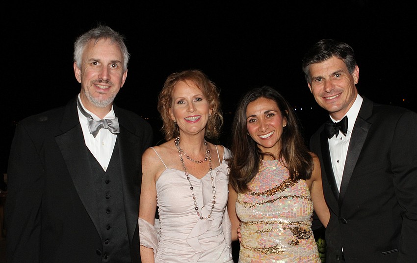 Phil and Liza Leonard with Kimberly and Jeremy Duplissey