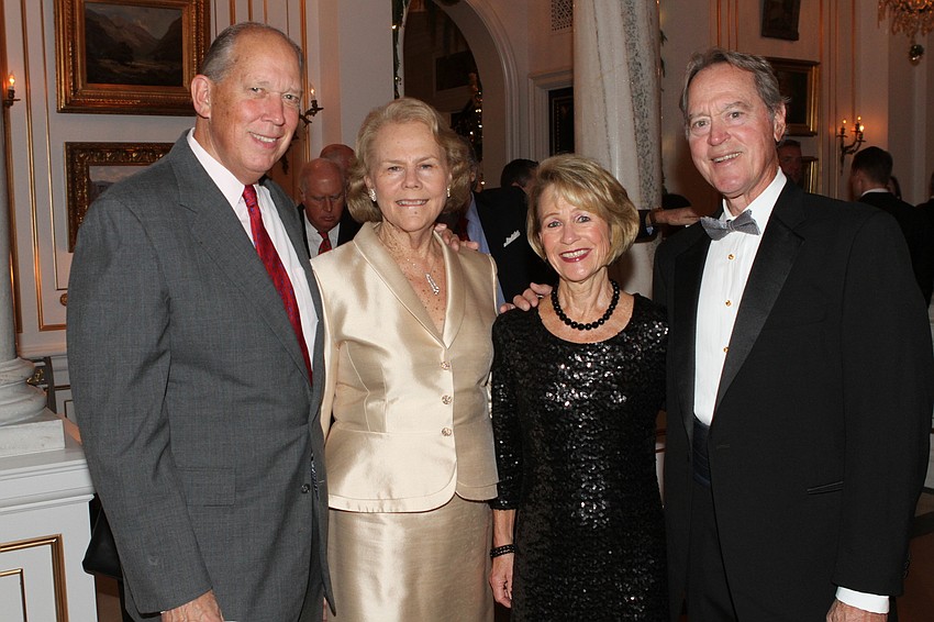 Alfred and Allison Kellogg with Barbara and Barry Bell