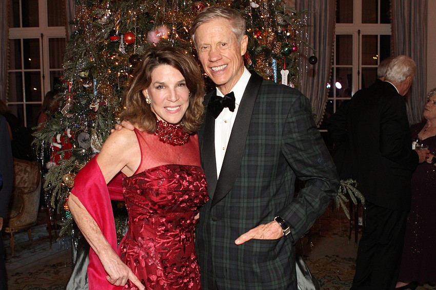 Co-chairwoman Katherine Harris and Richard Ware