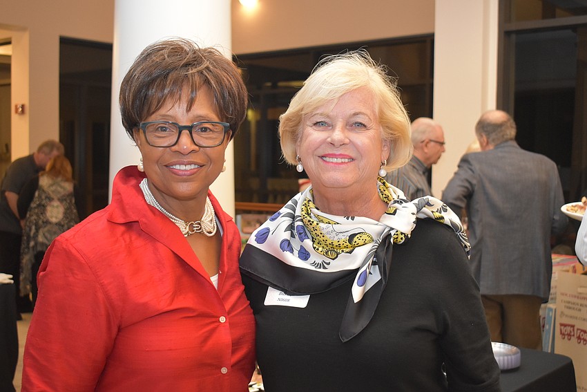 Rosa Stanfield and Linda Burke.