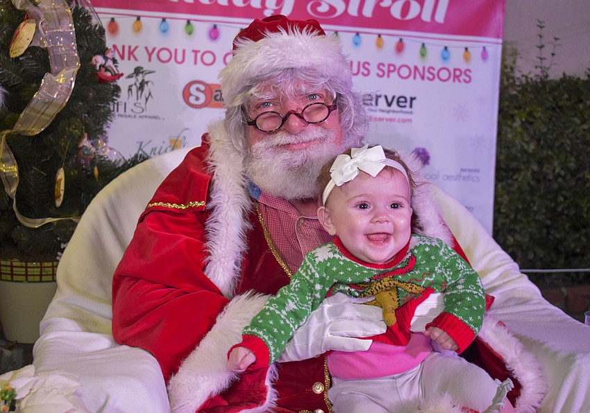 Santa Claus and Everleigh Zetts, 6 months
