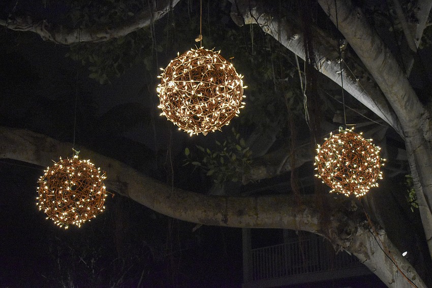 The home at 1713 Hawthorne St. opted for a subtle Christmas lights display.