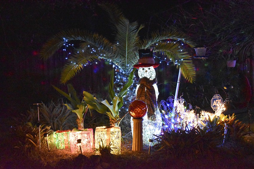 Would it even be a Florida Christmas without a lit-up palm tree a la 2445 Ringling St.?