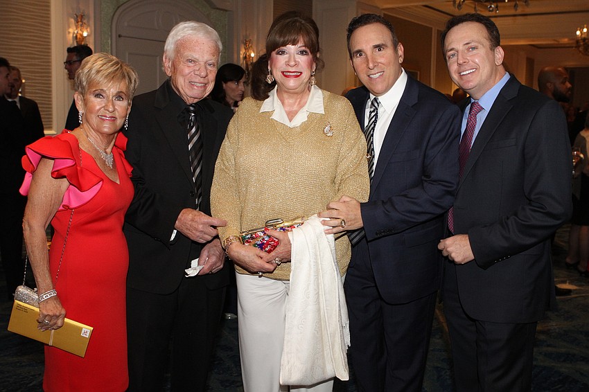 Bunny and Mort Skirboll with Melvy Lewis, Brian Lipton and Joseph Gianguzzo