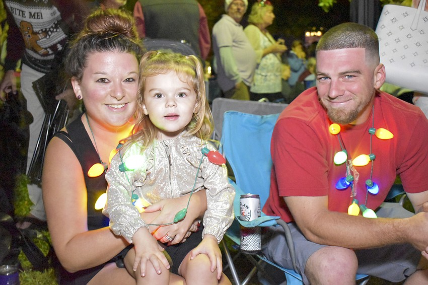 Lindsay, Harper, 2, and Derrick Regan