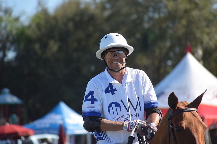 Whiskey Pond/Barefield's Hernan Tasso is loving the start of the Sarasota Polo Club season.