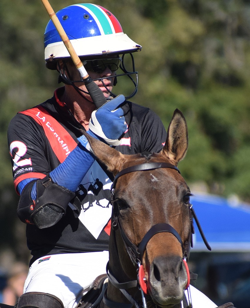 La Estampida/Hillcroft's Stuart Campbell is ready for action as the polo season begins.