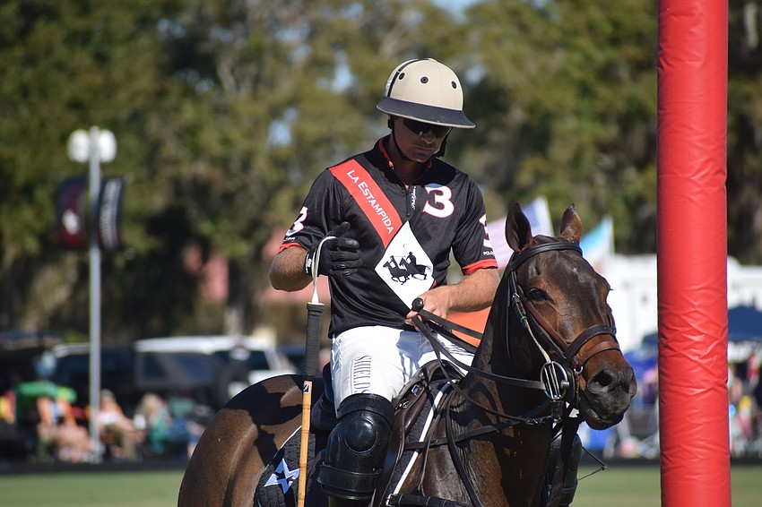 La Estampida/Hillcroft's Mason Wroe is disappointed he couldn't quite stop a goal by the opposing team.