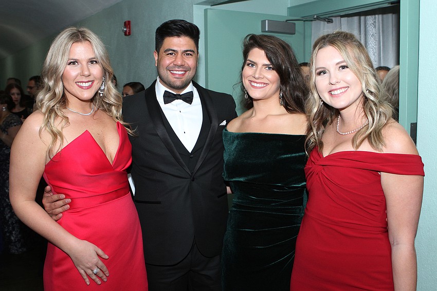 Taylor Karp and Shak Teymuri with Christine Turner and Sarah Karp