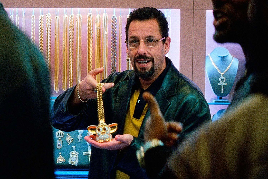 Adam Sandler as Howard, a small-time jeweler prone to making bad choices in his desire to get ahead.
