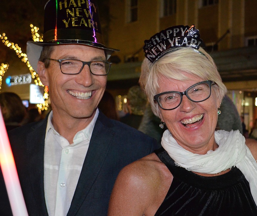 Steve Heinrich and Lisa Wolfe were all smiles.