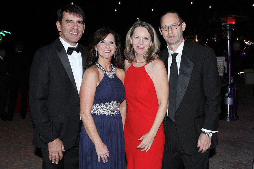 Joe and Donna Plaster with Robin and Mike McInnis