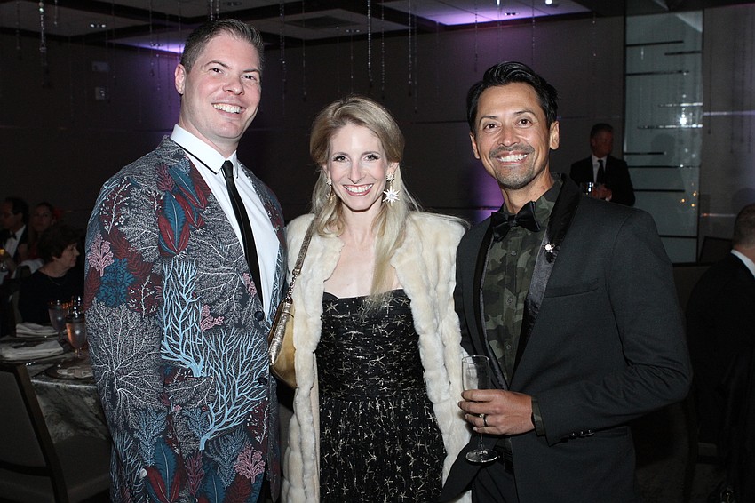 Chris Hird with Kate and Dex Honea.