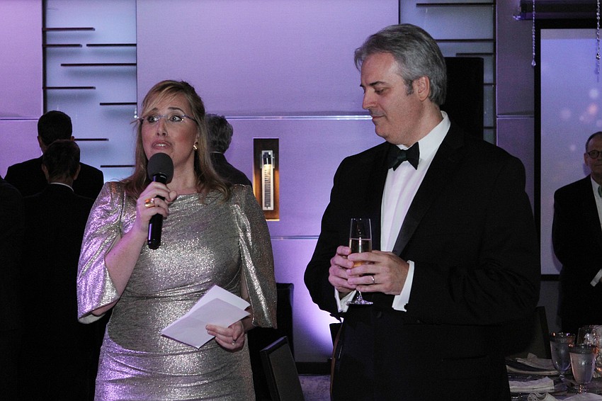 President and CEO Jennifer Rominiecki and Rob Rominiecki welcomed guests.