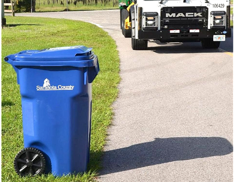 Delivery of new blue bins began in November.
