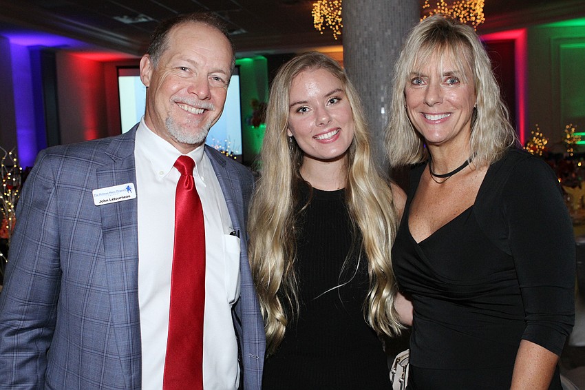 John Letourneau, Shaelyn Atkins and Tillie Patterson