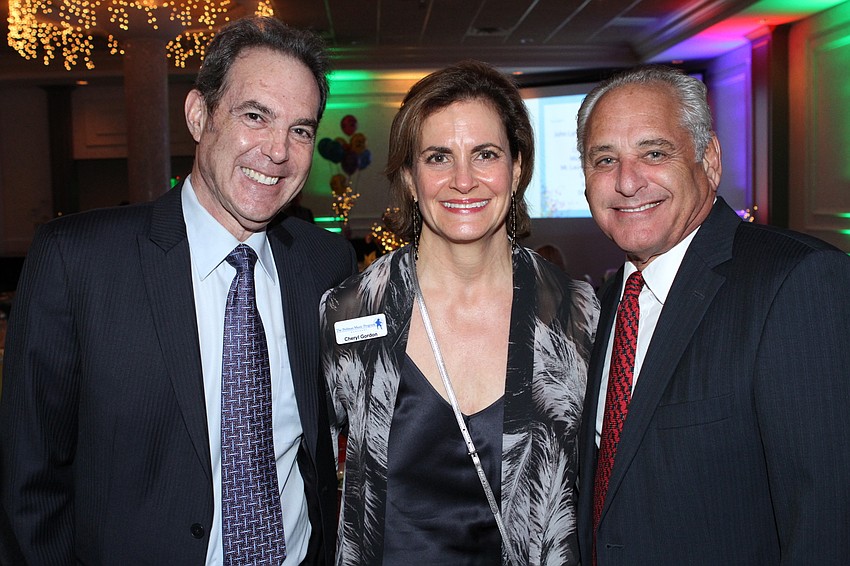 Scott and Cheryl Gordon with Gary Ackerman