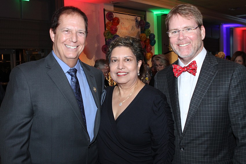 Bill Mariotti, Dr. Anila Jain and John LaCivita