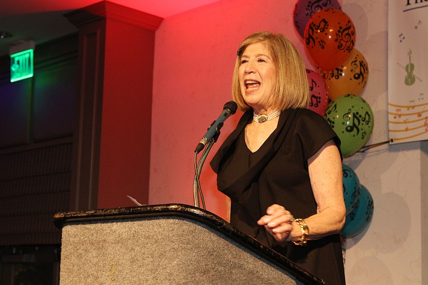 Co-chairwoman Susan Newmark thanked the audience.