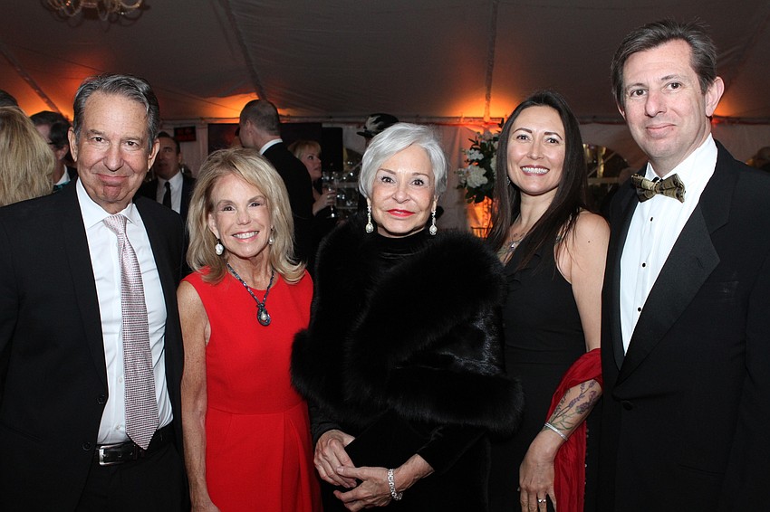 Rick and Tina Lieberman with BJ Creighton, Michelle Roy and Paul Cantor