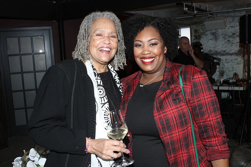 Charlayne Hunter-Gault and Ariel Blue