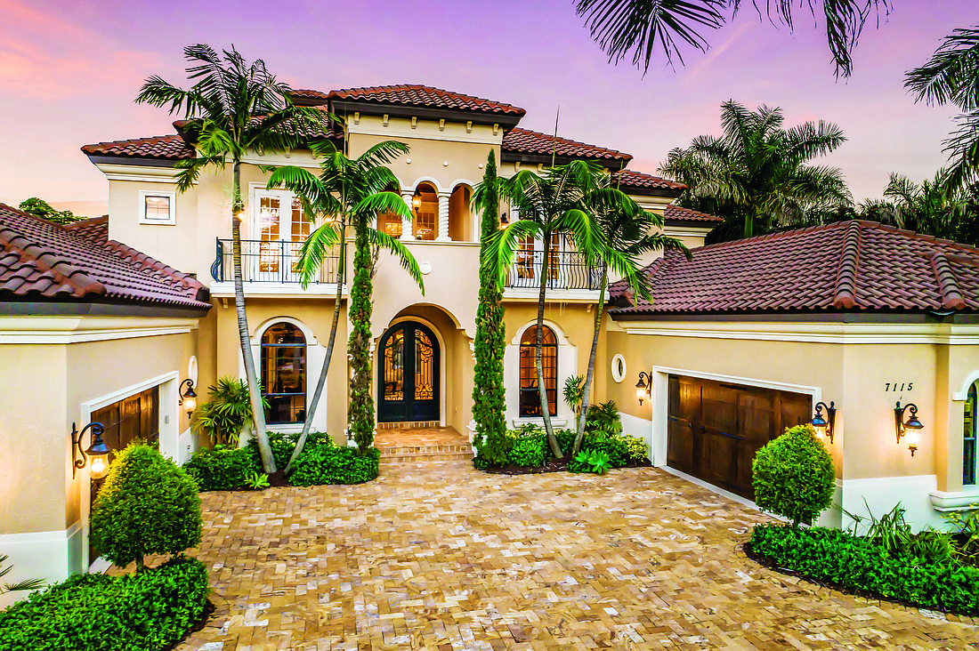 This Country Club home at 7115 Teal Creek has five bedrooms, seven-and-two-half baths, a pool and 7,602 square feet of living area. It sold for $1.875 million in 2019.