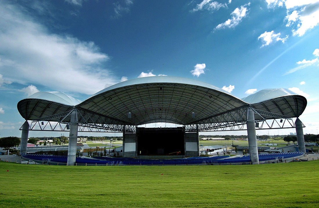 A 2019 version of the master plan notes a band shell and lawn with a seating capacity of 19,000, which makes it comparable to the MidFlorida Credit Union Amphitheater, pictured here, just outside Tampa.