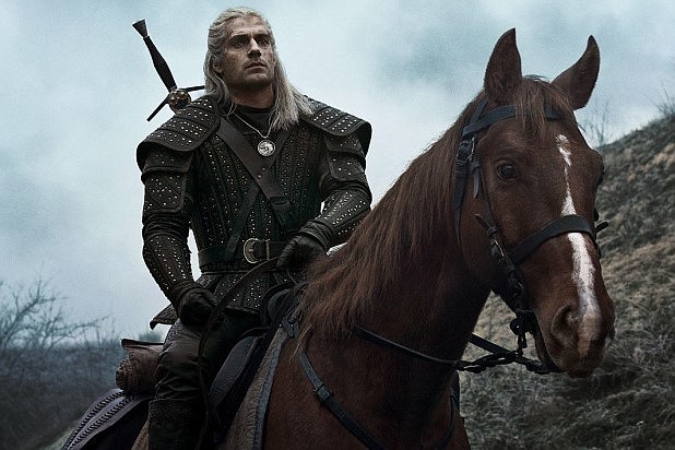 Geralt of Rivia (Henry Cavill) and his horse, Roach, in "The Witcher." Photo source: Netflix.