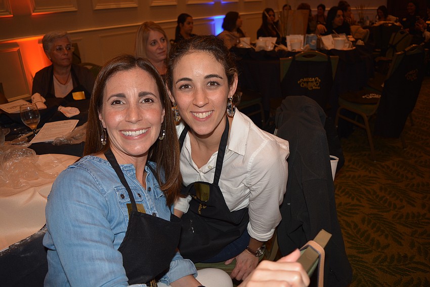 Lakewood Ranch's Stephanie Guido attends with friend Deborah Majchel. 