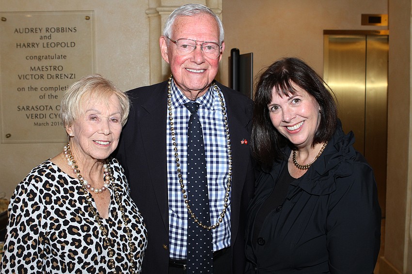 Co-chairs Alma and Stan Abshier with Michelle Fournet