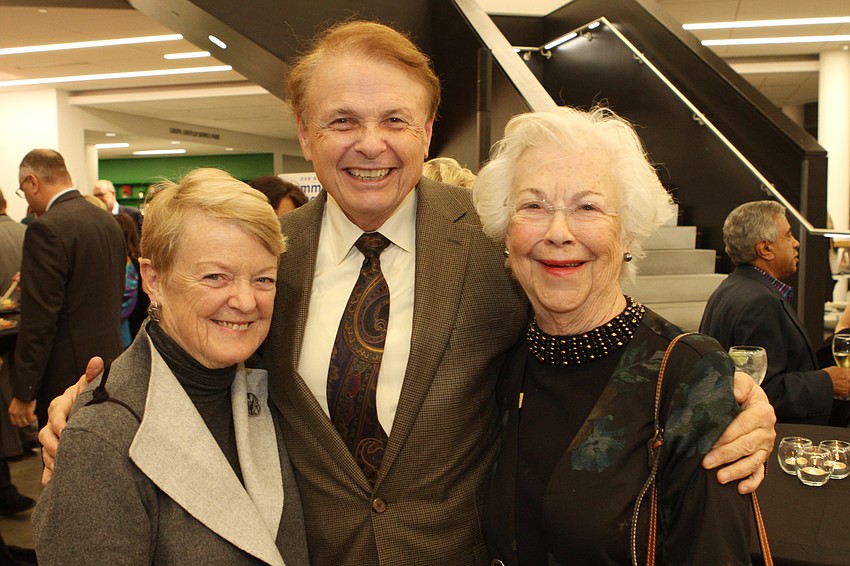 Carolyn Johnson, Larry Thompson and Isabel Norton