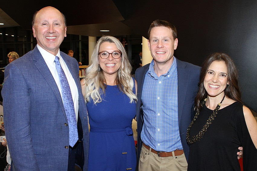 Mark Pritchett and CJ Bannister with Liana and John Bryant