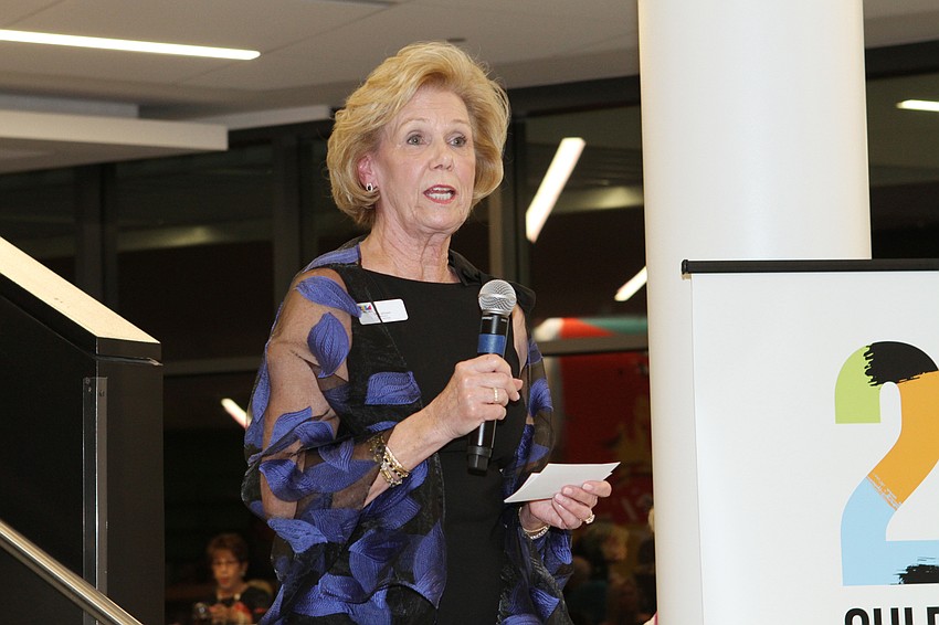 Chairwoman Ollie Johnson thanked the crowd.