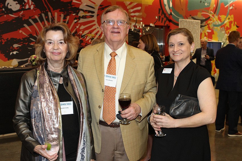 Carole Crosby, Larry Wickless and Tricia Mire
