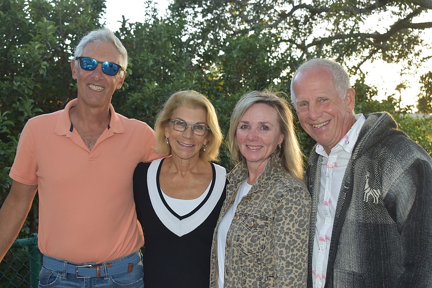 Ron Plashkes, Lucy Harris and Irene and Mike Langlois.
