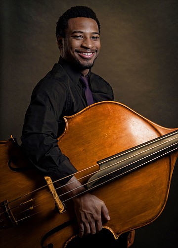 In the hands of Xavier Foley, the double bass becomes as nimble as its smaller relatives, which he demonstrated during a recital Sunday, Jan. 12, at the Historic Asolo Theatre.  (Courtesy photo)