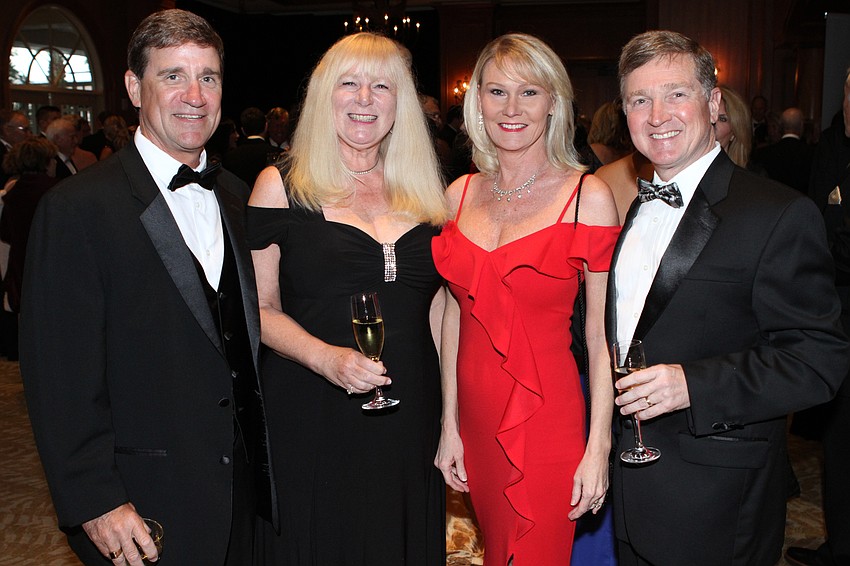 Mike and Laura Duprez with Lynn and Random Carvel