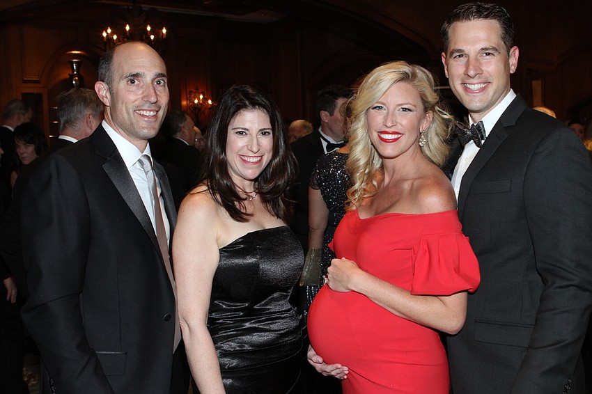 Joe and Rachael Feldman with SMH board member Britt and Noah Riner