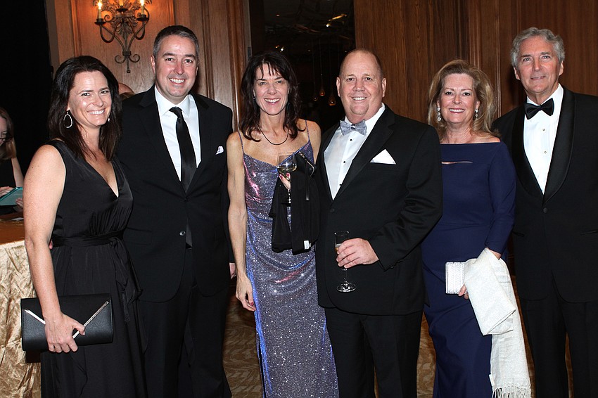 Lorna and Damien O'Riordan, Karen and Peter Taylor, Julie and Delaney