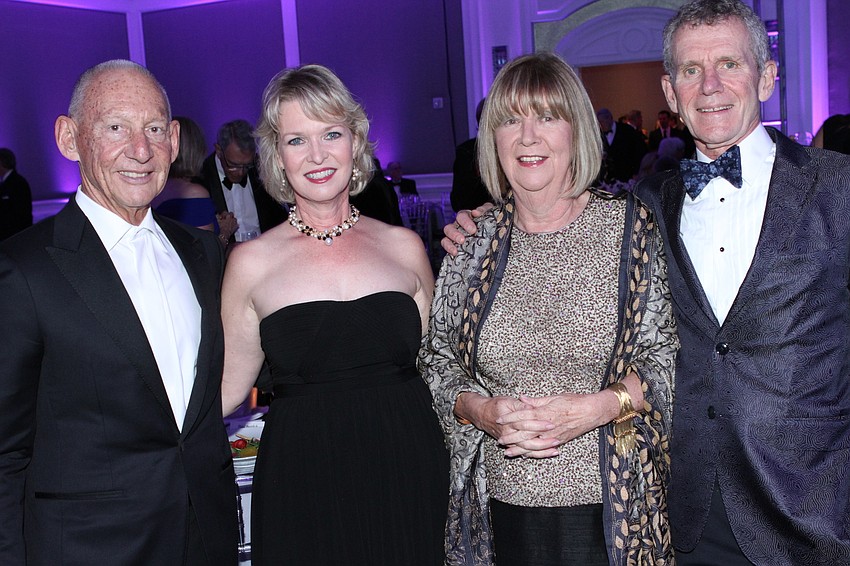 Keith Monda and Veronica Brady with Heather Reid and Graham Morris