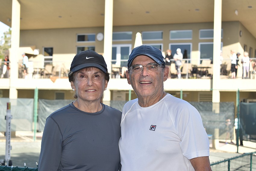 Div. 4 runners up Jane and Joe Meth.