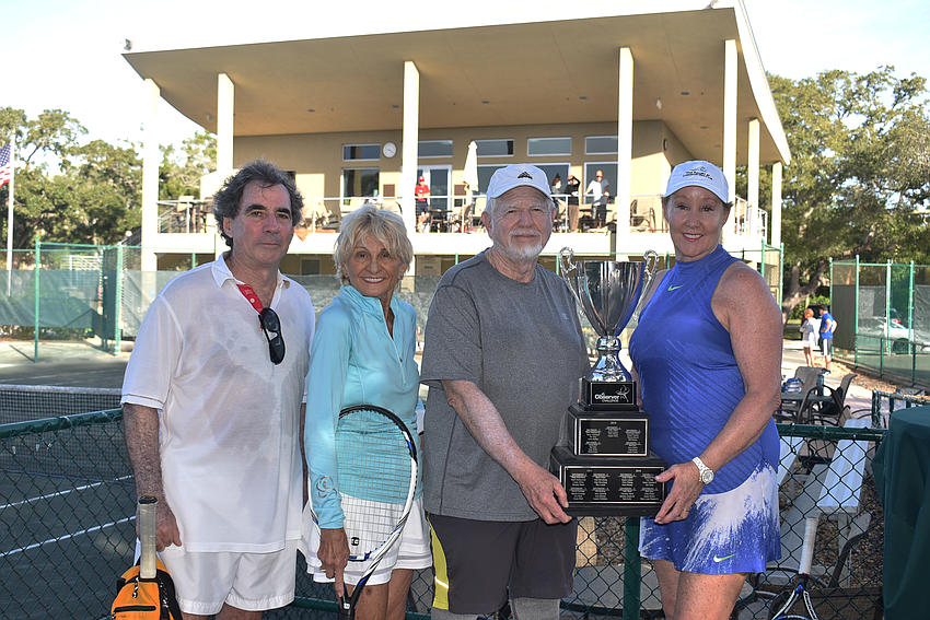 Div. 4 winners Chip Elitzer, Joyce Welch, Bob Gary and Katie Cornell.