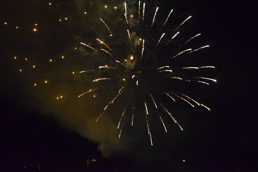 Fireworks light up the sky to celebrate Waterlefe Golf and River Club's 20th anniversary.