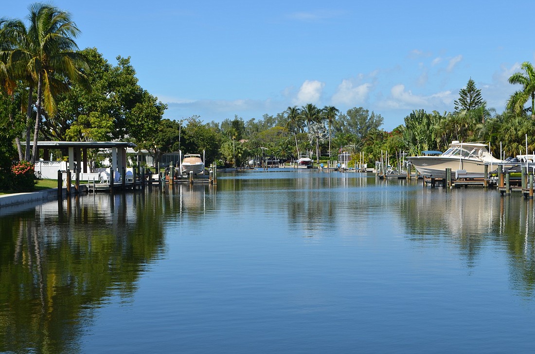 Neighborhoods with wider canals pose less of a problem with navigation and the widths of back yard docks.