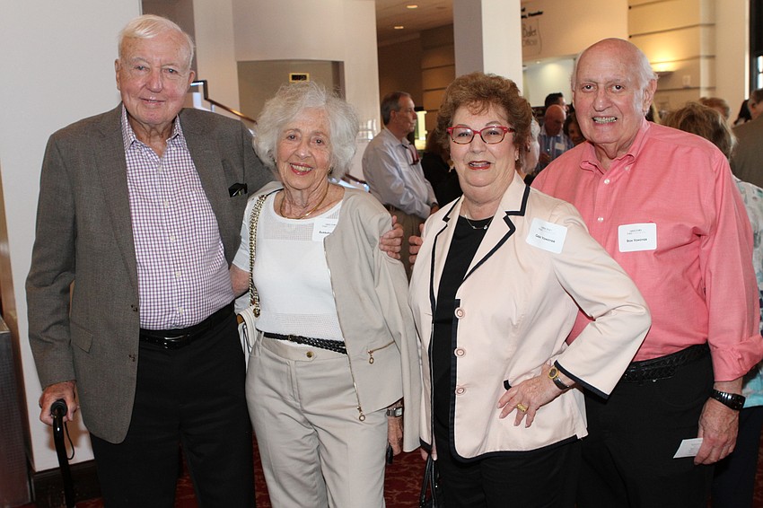 Norman and Barbara Gross with Geri and Ron Yonover
