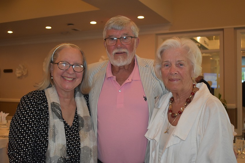 Judy Bell with Gary and Alice Veeman.