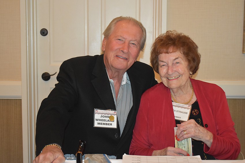 John Wheeland and Ruth Strauss.