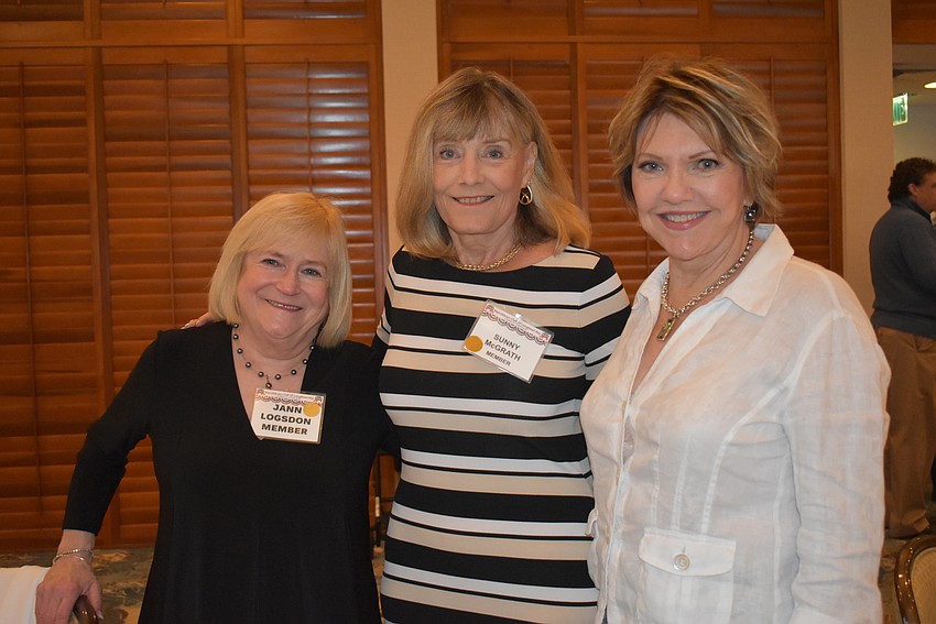 Sharon Freeman, Sunny McGrath and Jann Logsdon.