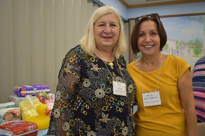 Ginny Akhoury and Julia Grazino.