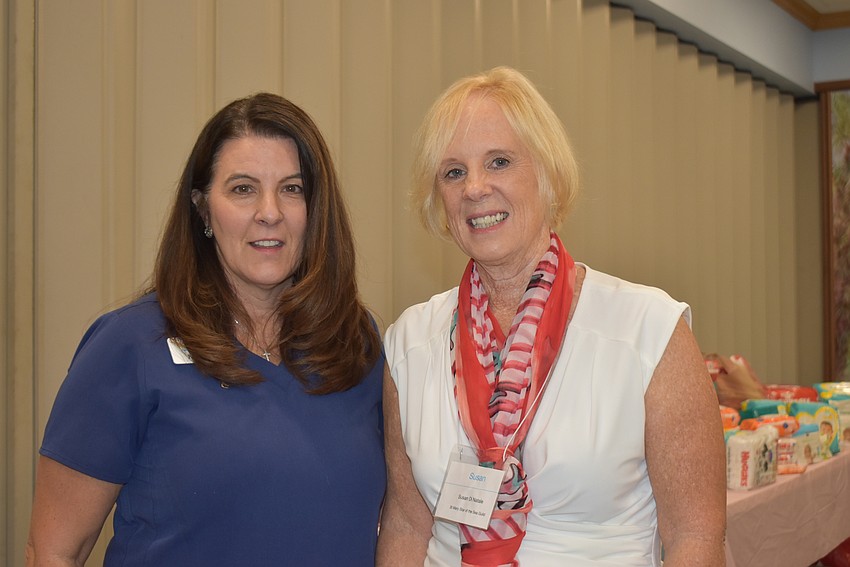 Patty Madsen and guild president Susan DiNatale.